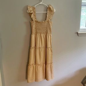 Sugar Lips Yellow Gingham Dress